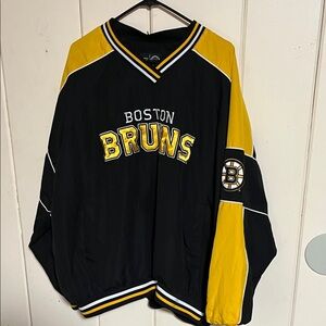 NHL Boston Bruins Black and Yellow Jacket